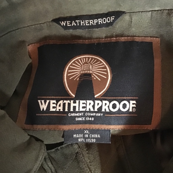 🔥#210, Weatherproof, size XL, color sage/olive green, new cond.interior pocket - Picture 6 of 6